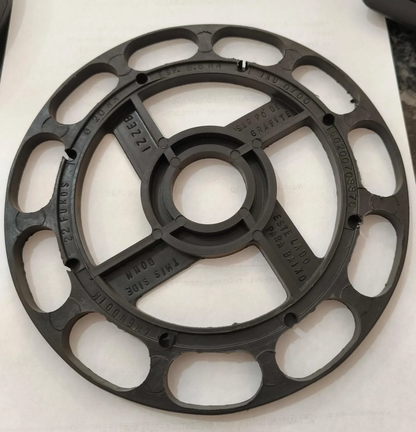 DISCO DE AMENDOIM 11F 8MM